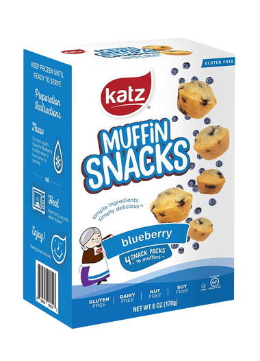 Katz Gluten Free Blueberry Muffin Snacks