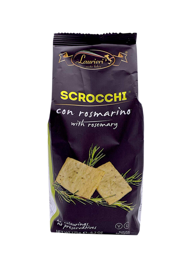 Laurieri Scrocchi Rosemary Italian Flatbread Crackers
