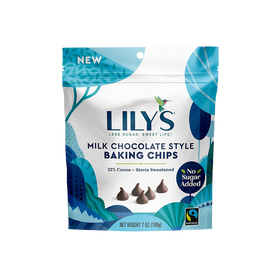 Lilys Less Sugar Baking Chips 7oz Resealable Bags
